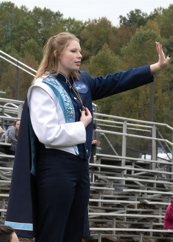 South River High School Marching Band Performing